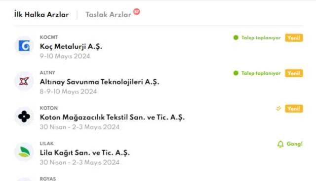 Koç Metalurji Borsa kodu ve hisse fiyatı ne kadar? KOÇ METALURJİ ne zaman halka arz olacak?