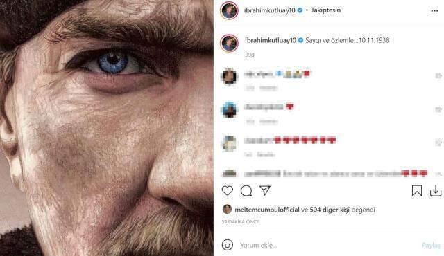 Tüm Türkiye tek yürek oldu! İşte ünlü isimlerin 10 Kasım paylaşımları