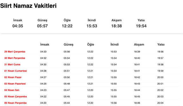Şanlıurfa, Siirt, Şırnak sahur ne zaman, saat kaçta? 28 Mart Urfa, Siirt, Şırnak imsak vakti! Urfa, Siirt, Şırnak sabah ezanı saat kaçta okunuyor?