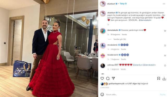 Sevgililer Günü'nde aşka gelen ünlü isimler, peş peşe paylaşım yaptı