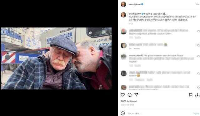 Depremde kızını kaybeden usta oyuncu Orhan Aydın'ın son hali yürek yaktı