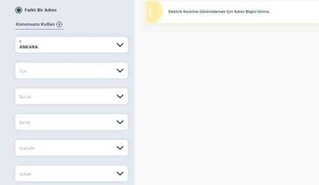 20 Nisan Ankara elektrik kesintisi! GÜNCEL KESİNTİLER! Ankara'da elektrikler ne zaman gelecek? Ankara'da elektrik kesintisi!