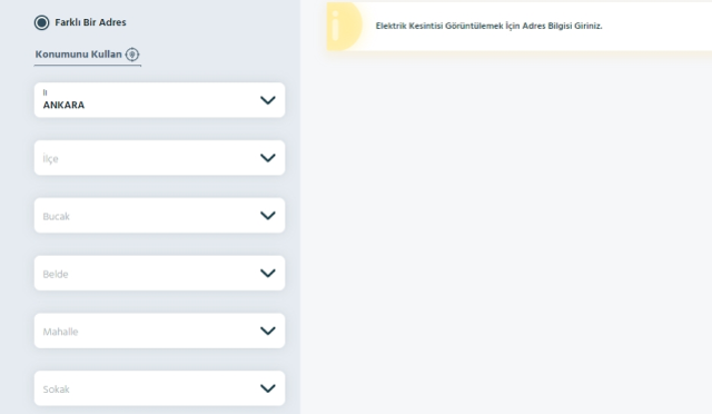 Ankara elektrik kesintisi! 29-30 Kasım Mamak, Etimesgut, Sincan elektrik kesintisi ne zaman bitecek?