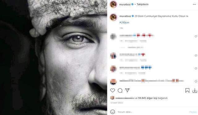 Ünlü isimlerin 29 Ekim Cumhuriyet Bayramı paylaşımları