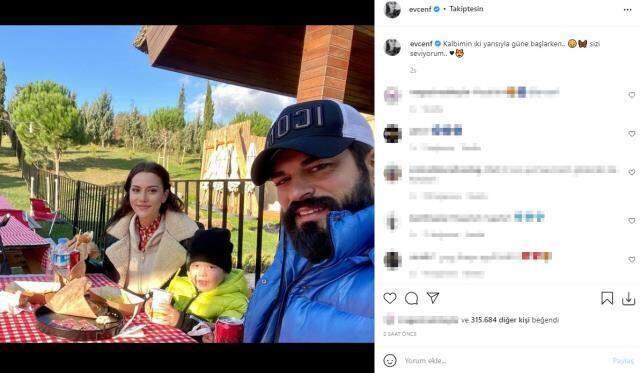 Boşanacakları konuşulan Fahriye Evcen ve Burak Özçivit'ten fotoğraflı yalanlama geldi