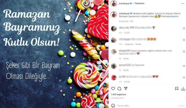 Ünlü isimler Ramazan Bayramı'nı aileleriyle kutladı! Eşini kaybeden Ece Erken'in paylaşımı ise duygulandırdı