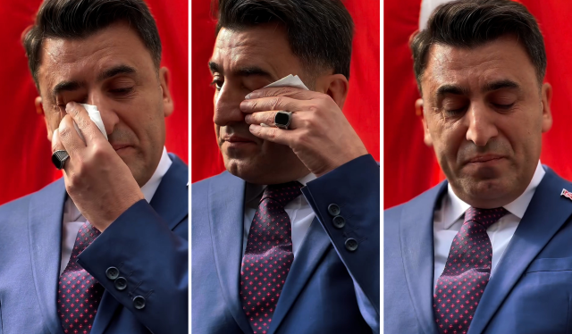 Bilecik Valisi Şefik Aygöl ağladı, ağlattı