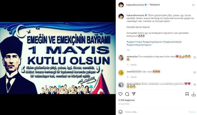 Ünlülerden 1 Mayıs Emek ve Dayanışma Günü mesajları