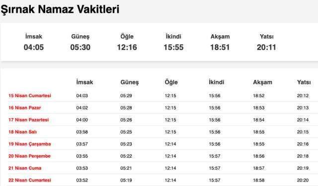 Şanlıurfa, Siirt, Şırnak sahur ne zaman, saat kaçta? 14 Nisan Urfa, Siirt, Şırnak imsak vakti! Urfa, Siirt, Şırnak sabah ezanı saat kaçta okunuyor?