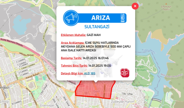 İstanbul İski̇ Su Kesintisi! 14-15 Ocak Sultangazi, Pendik, Silivri Su Kesintisi Listesi! Sular Ne Zaman Gelecek?
