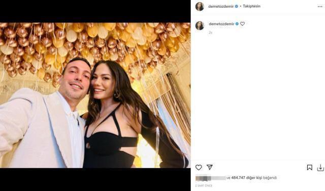 Oyuncu Demet Özdemir'in evlilik teklifi alırken giydiği elbisenin fiyatı belli oldu