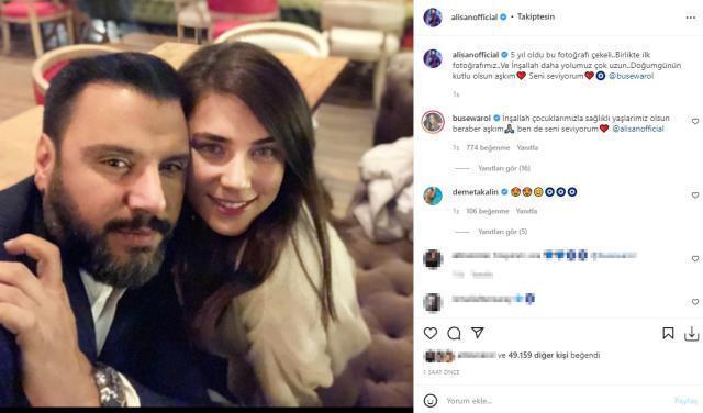 Alişan'dan, boşanmanın eşiğinden döndüğü Buse Varol'a romantik doğum günü kutlaması: Yolumuz uzun olsun