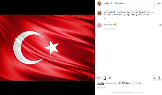 Ünlü isimler çocukluk fotoğraflarını paylaşarak 23 Nisan Çocuk Bayramı'nı kutladı
