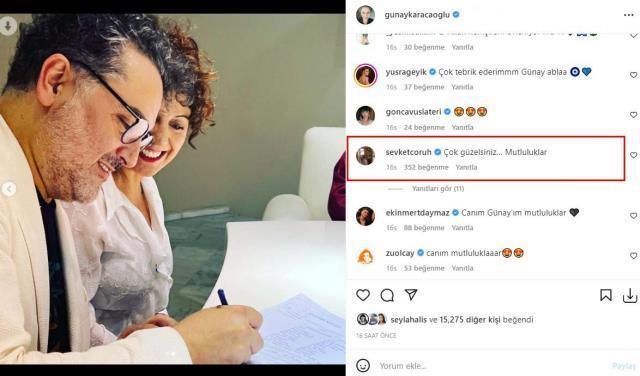 Oyuncu Günay Karacaoğlu evlendi, eski eşi Şevket Çoruh'tan yorum gecikmedi: Çok güzelsiniz