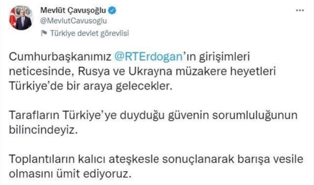 Son Dakika: Cumhurbaşkanı Erdoğan'ın çabaları sonuç verdi! Barış müzakereleri İstanbul'da yapılacak
