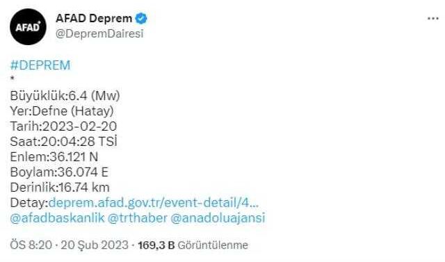 Son Dakika: Hatay'da 6.4 ve 5.8 büyüklüğünde iki büyük deprem! Yıkılan binalar var