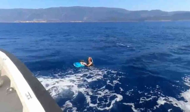 Cezaevinden izinli çıkıp geri dönmedi! Firari, yüzerek Yunanistan'a kaçmaya çalışırken yakalandı