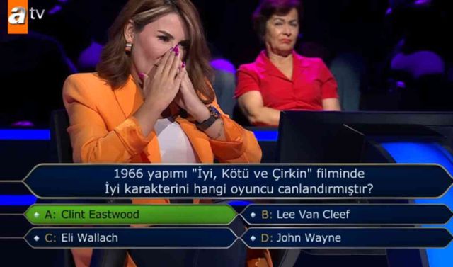 1966 yapımı 'İyi, Kötü ve Çirkin' filminde İyi karakterini hangi oyuncu canlandırmıştır? Kim Milyoner Olmak İster yeni bölüm soru ve cevapları!
