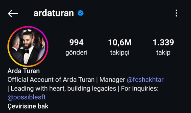 Shakhtar Donetsk'e imza atan Arda Turan, Galatasaray'ı hemen sildi