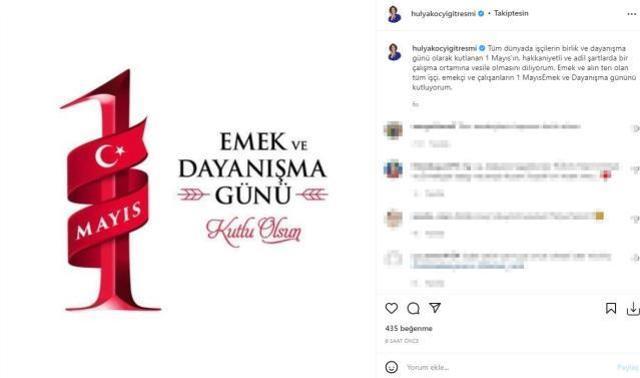 Ünlülerden 1 Mayıs Emek ve Dayanışma Günü mesajları