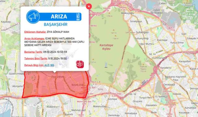 İstanbul İSKİ su kesintisi! 9-10 Ekim Küçükçekmece, Kağıthane, Beşiktaş su kesintisi listesi! Sular ne zaman gelecek?