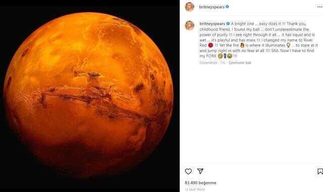 Her adımı olay yaratıyor! Ünlü şarkıcı Mars'ın fotoğrafını paylaşıp ismini değiştirdiğini açıkladı