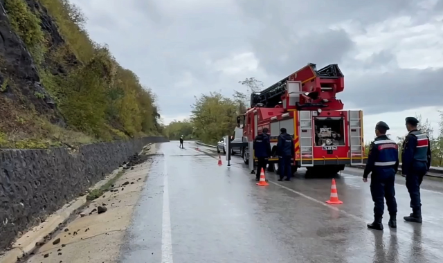 Amasra'da Kablolar Paniğe Neden Oldu, Yol Yeniden Açıldı