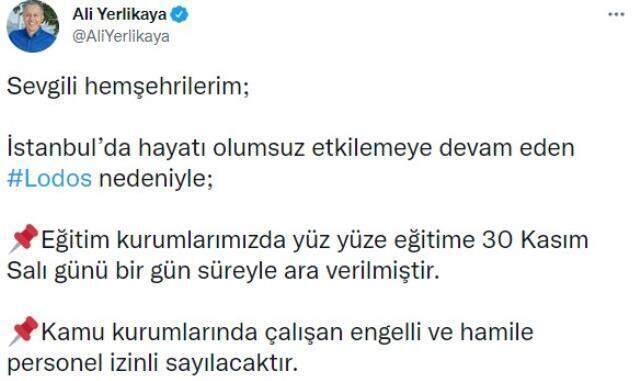 Son Dakika: İstanbul'da fırtına önlemi! Okullar tatil edildi, bazı kamu personelleri izinli sayılacak