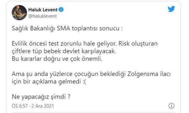 Haluk Levent'ten Sağlık Bakanı Koca'ya tam destek!