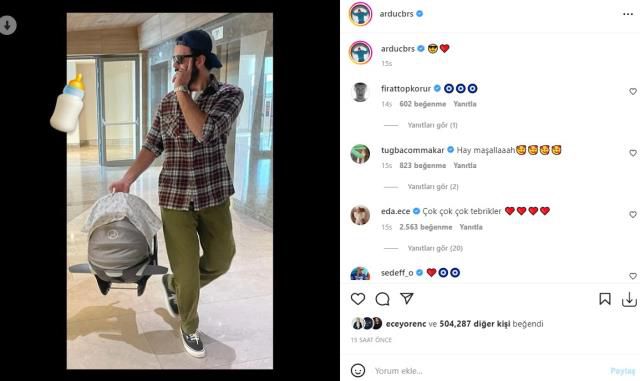 Kızlarına verdikleri 'Jan' adıyla dikkat çeken Barış Arduç'tan ilk paylaşım geldi