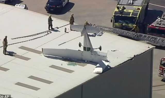 Uçak burun üstü çakıldı! Pilot mucizevi şekilde kurtuldu