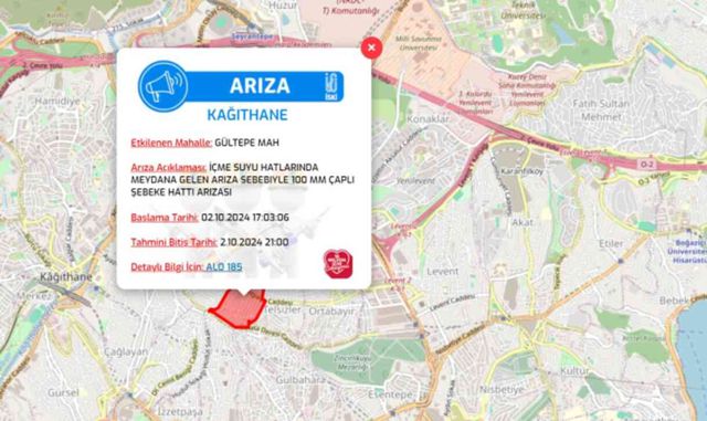 İstanbul İSKİ su kesintisi! 2-3 Ekim Ataşehir, Kağıthane, Tuzla, Zeytinburnu su kesintisi listesi! Sular ne zaman gelecek?