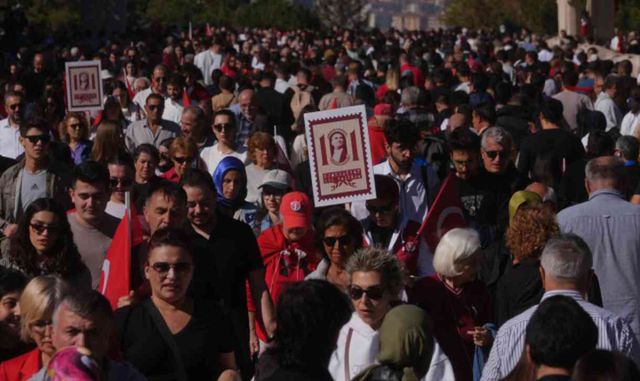 29 EKİM ANITKABİR'DEN GÖRÜNTÜLER