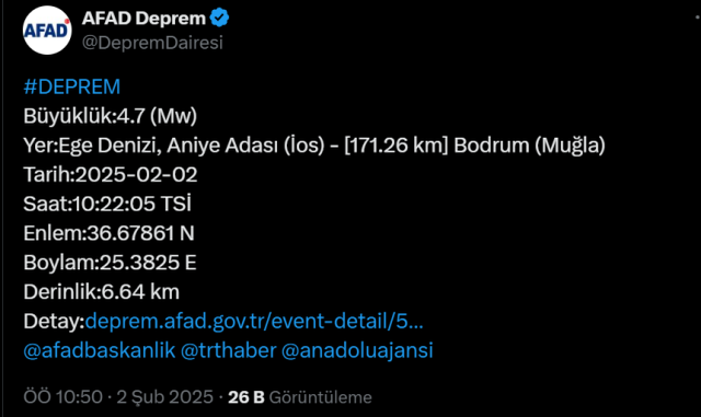 Antalya'da deprem mi oldu? SON DAKİKA!