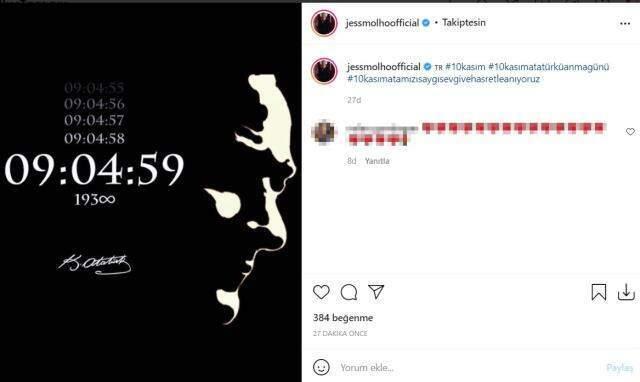 Tüm Türkiye tek yürek oldu! İşte ünlü isimlerin 10 Kasım paylaşımları