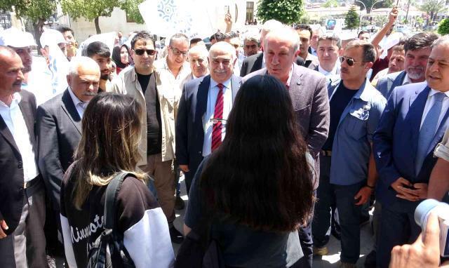 Muharrem İnce Hatay'da Cumhurbaşkanı Erdoğan'ı eleştirdi: Cebinizden aldığı parayı bankaların kasasına koyuyor