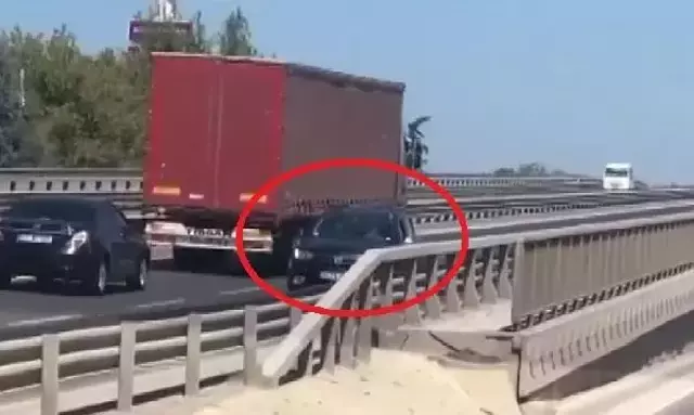 Trafikte, geri geri 12 kilometre giden sürücüye 1.742 TL ceza