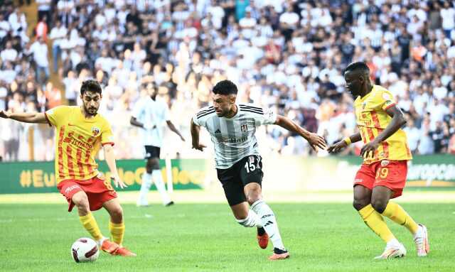 Son Dakika: Geriden gelip kazandılar! Süper Lig'in 6. haftasında Beşiktaş, sahasında Kayserispor'u 2-1 mağlup etti
