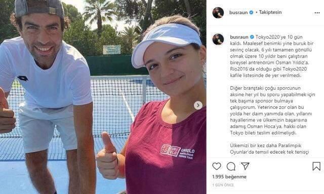 Antrenörünün yanında olmasına izin verilmeyen paralimpik tenisçimiz Büşra Ün, yetkililere sitem etti