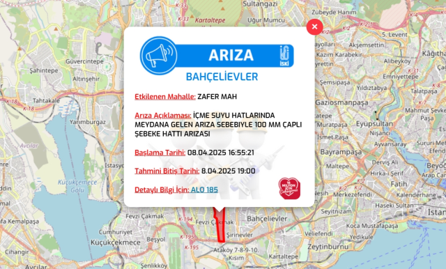 İstanbul İSKİ su kesintisi! 8-9 Nisan İstanbul'da su kesintisi ne zaman bitecek, sular ne zaman gelecek?