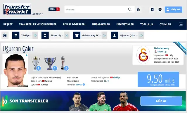 Bütün ülke onu konuşuyor! Uğurcan'ın güncel piyasa değeri tartışma konusu oldu