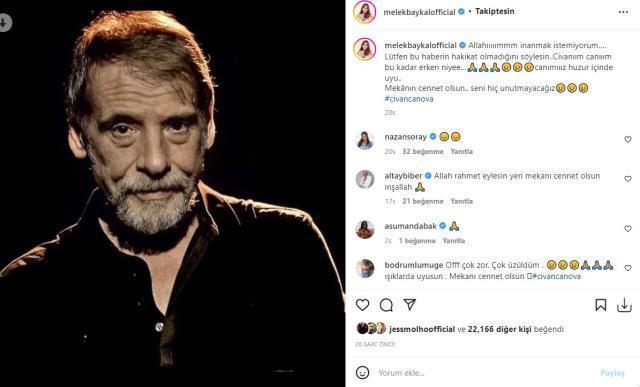 Civan Canova'nın ölümü sanat dünyasını yıktı! Paylaşımlar art arda geldi