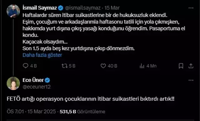 Sunucu Ece Üner polis eşliğinde ifadeye götürülüyor