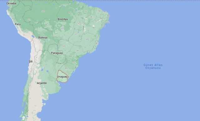 Uruguay hangi yarım kürede? Uruguay'ın konumu ve harita bilgisi