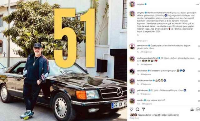 Cem Yılmaz 51 yaşına girdi! Doğum günü de 11 aracından biriyle kutladı