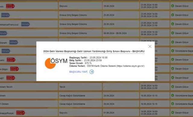 2024 GUY Sınavı Ne Zaman? Gelir İdaresi Başkanlığı Gelir Uzman Yardımcılığı Giriş Sınavı Başvuru Ekranı!