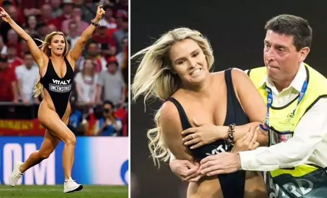 Mayoyla sahaya atlamıştı! Kinsey Wolanski'nin yeni mesleği şaşırttı