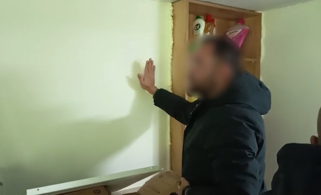 12 yıl hapis cezasıyla aranan hükümlü 'gizli odada' yakalandı