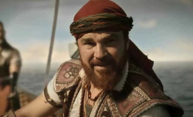 Barbaroslar Akdeniz'in Kılıcı dizisinden ayrılan Engin Altan Düzyatan koltuk değneğiyle görüntülendi