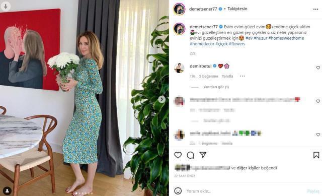 Sevgilisiyle öpüşme pozunu duvara asan Demet Şener'e tepki yağıyor: Edep kalmadı